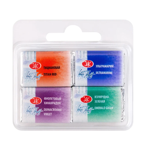 Kit 4 Tintas Aquarela White Nights em Pastilha Mix 3