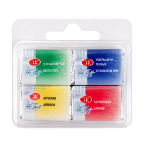 Kit 4 Tintas Aquarela White Nights em Pastilha Mix 5