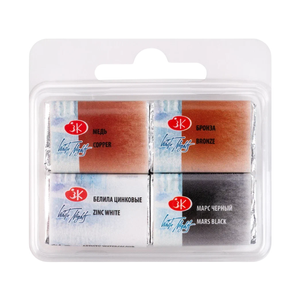 Kit 4 Tintas Aquarela White Nights em Pastilha Mix 8