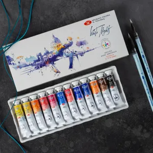 Kit 12 Tintas Aquarela White Nights em Tubo International Watercolor Society - 1243
