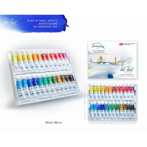Kit 24 Tintas Aquarela White Nights em Tubo - 1582