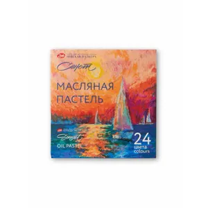 Giz Pastel Oleoso Nevskaya Palitra 24 Cores New