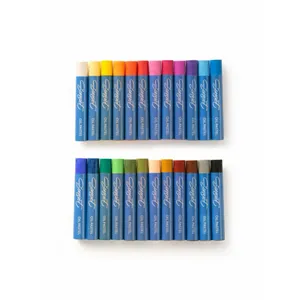 Giz Pastel Oleoso Nevskaya Palitra 24 Cores New