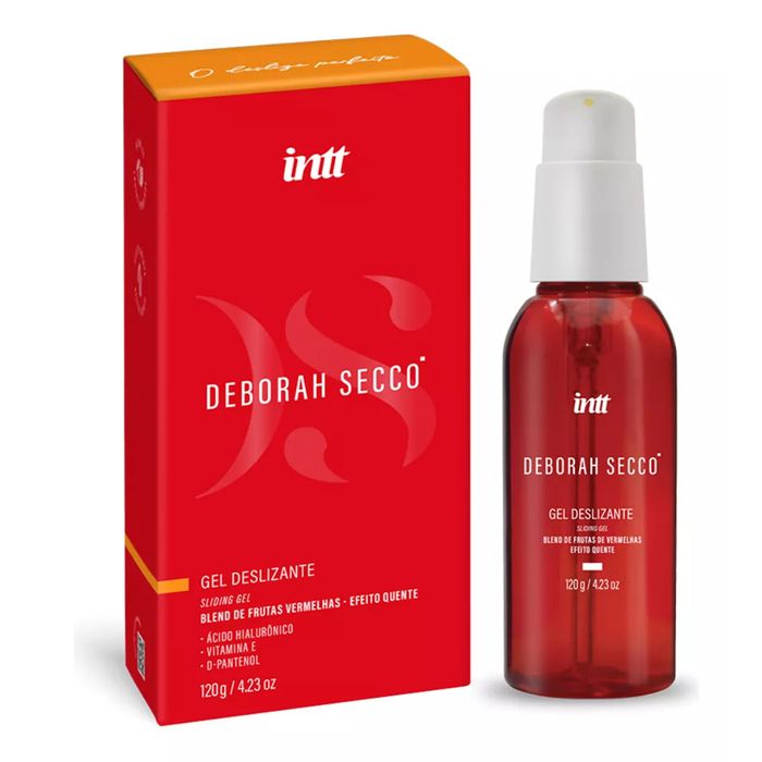 Gel Lubrificante Deslizante Efeito Quente Deborah Secco 120G Intt