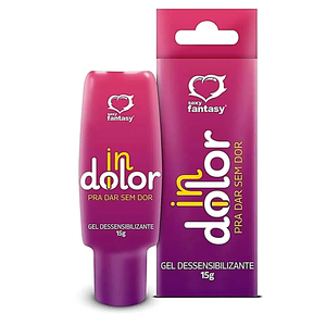 Gel Anestésico Anal Extra Forte Indolor 15G - Sexy Fantasy
