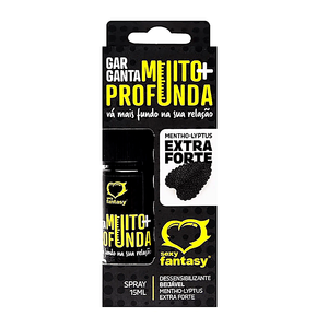 Garganta Muito Mais Profunda Mentho Spray 15Ml Sexy Fantasy