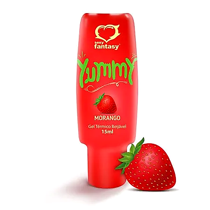 Yummy Gel Térmico Morango Para Sexo Oral - Sexy Fantasy
