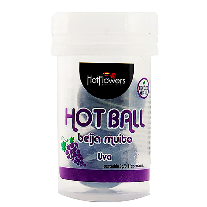 Bolinha Explosiva Beija Muito Uva 2 Uni Hot Flowers