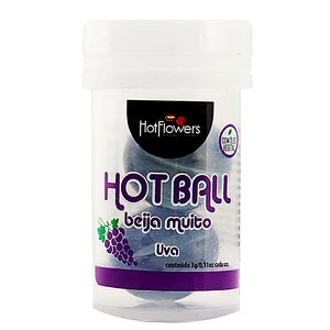 Bolinha Explosiva Beija Muito Uva 2 Uni Hot Flowers