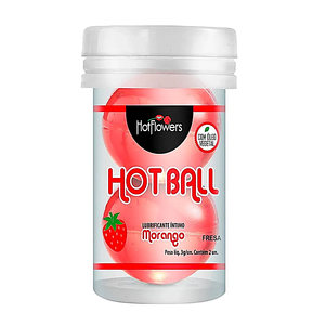 Bolinha Explosiva Beija Muito Morango 2 Uni Hot Flowers