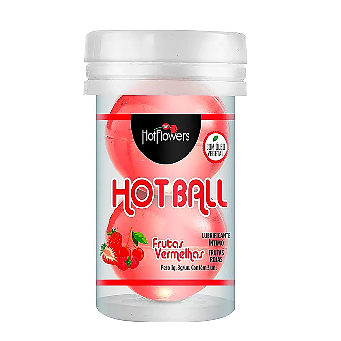 Bolinha Explosiva Beija Muito Frutas Vermelhas 2 Uni Hot Flowers