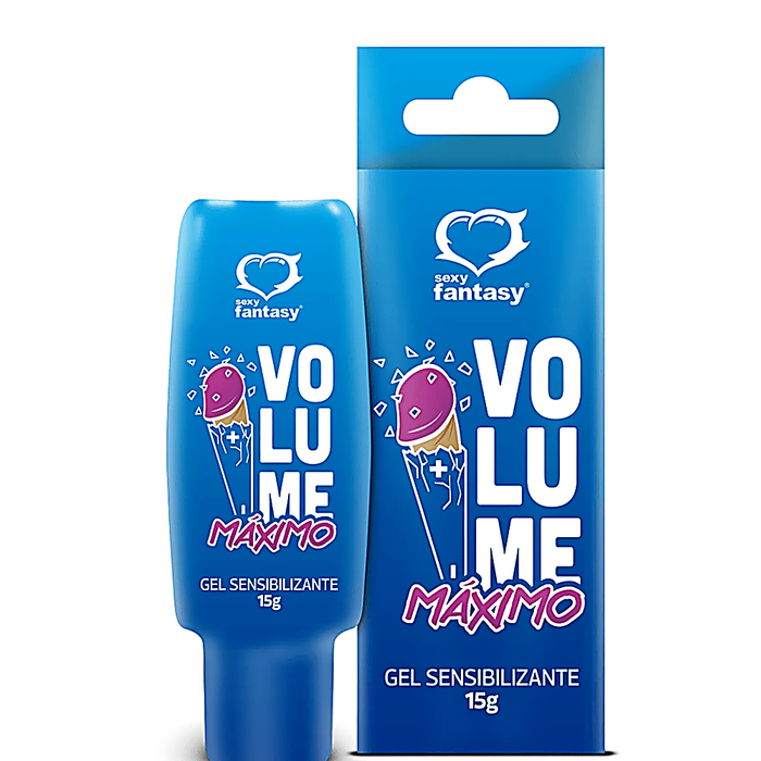 Gel Sensibilizante Volume Máxio 15G - Sexy Fantasy