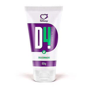 D4 Lubrificante Intimo Comestível Beijável Neutro Siliconado - Sexy Fantasy