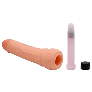 Prótese Com Vibro Cyber Skyn 22 X 4Cm Yaffa
