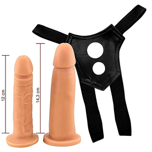 Cinta Dupla Com 02 Próteses Maciças Sexy Fantasy