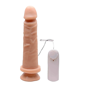 Prótese Vibrador Externo Ventosa 18 X 4Cm Sexy Fantasy