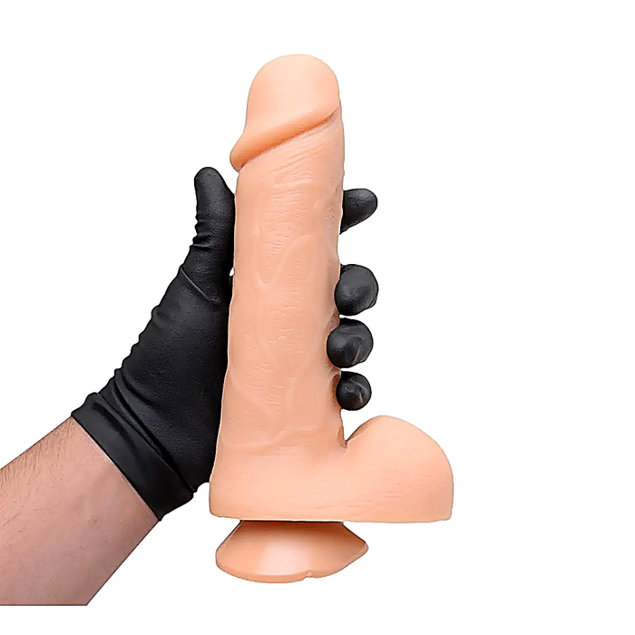 Prótese Maciça Escroto Ventosa 18 X 4Cm Sexy Fantasy