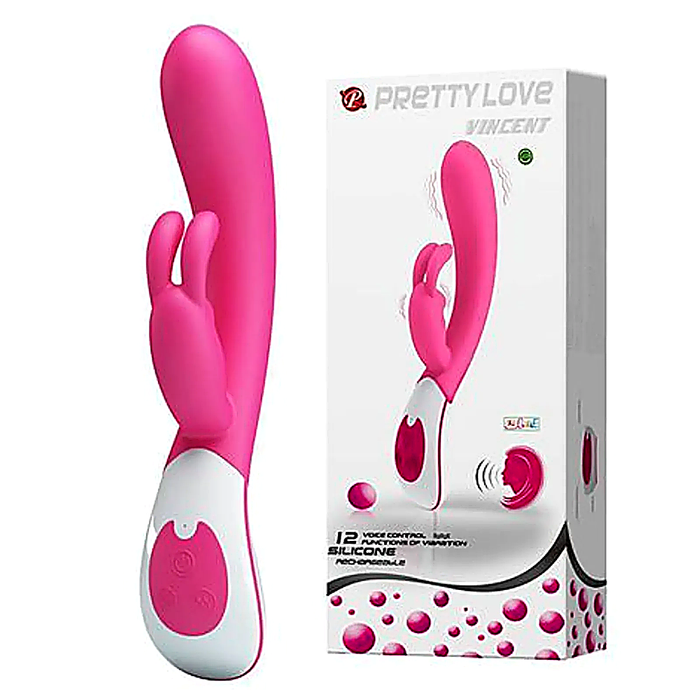 Vibrador Controle por Voz Estimulador Vincent Pretty Love