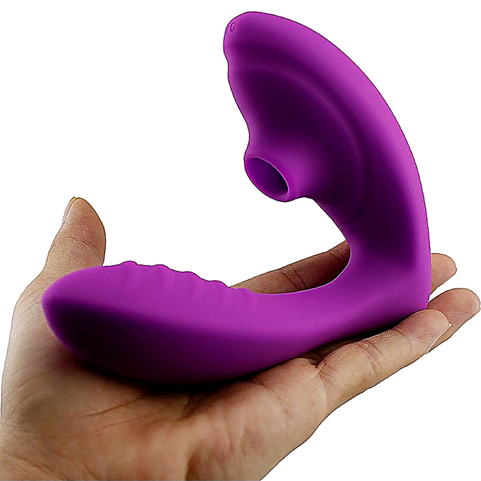 Vibrador de Ponto G e Clitóris com Pulsação