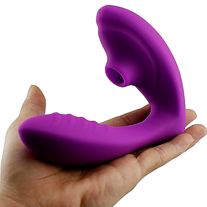 Vibrador de Ponto G e Clitóris com Pulsação
