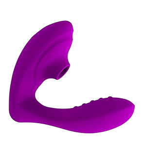 Vibrador de Ponto G e Clitóris com Pulsação