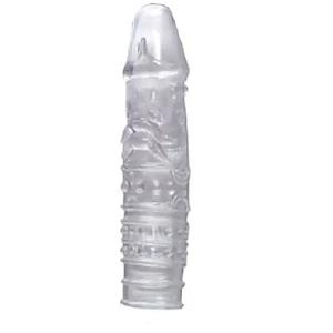 Capa Peniana 15cm Em Silicone Com Texturas Yaffa