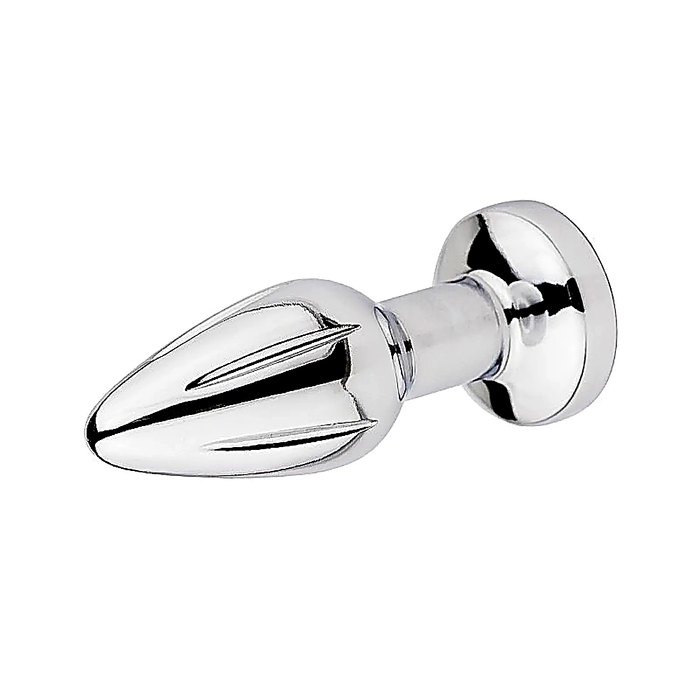 Plug Anal em Aço com Vibro - Tamanho P