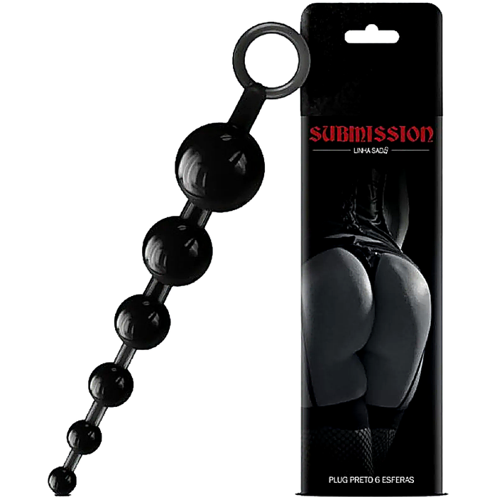 Plug 06 Esferas Black Submission Sexy Fantasy