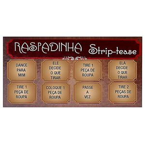 Raspadinha Striptease 01 Unidade