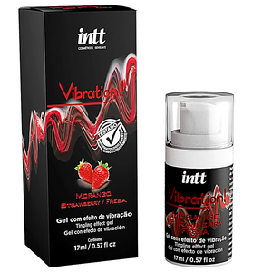 Vibration Gel Excitante Morango 17Ml Intt