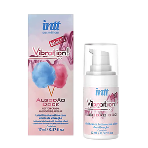 Vibration Algodão Doce Excitante Beijavel 17ML Intt