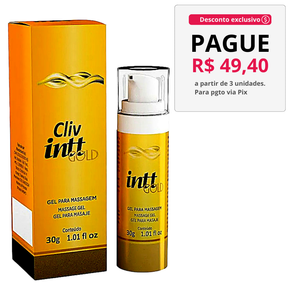 Cliv gold Gel Super Anestésico Anal 30G Intt
