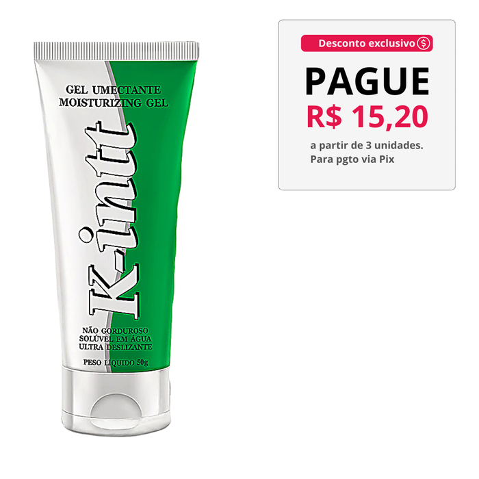 Gel Lubrificante Neutro a Base de água K-Intt 50g