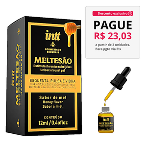 Meltesão Estimulante Sexual Esquenta Pulsa e Vibra - Intt