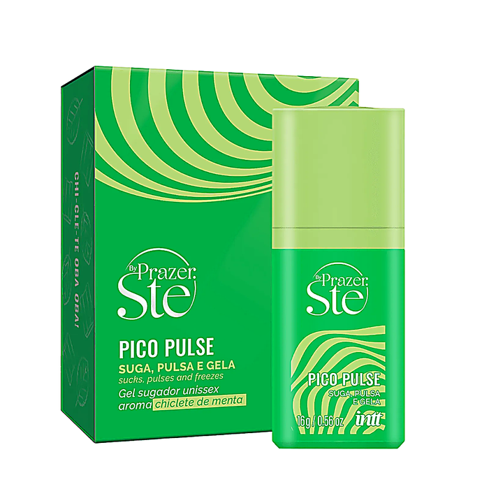 Pico Pulse Menta - Suga, Pulsa, Vibra e Gela - Intt