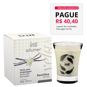 Vela Aromática Beijável Baunilha 40G Intt