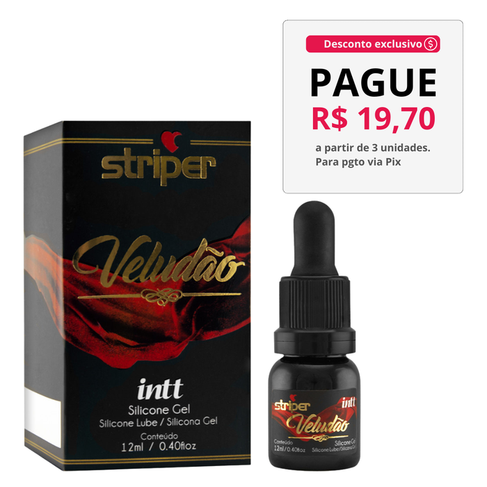 Veludão Striper Lubrificante Siliconado 12Ml Intt