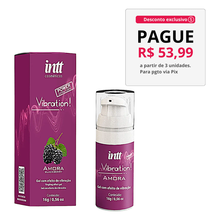 Vibration Amora Excitante Beijavel 16g Intt