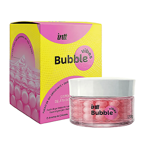 Bubble Vibes Gel 3 Em 1 Desliza Vibra Aquece 120G Intt