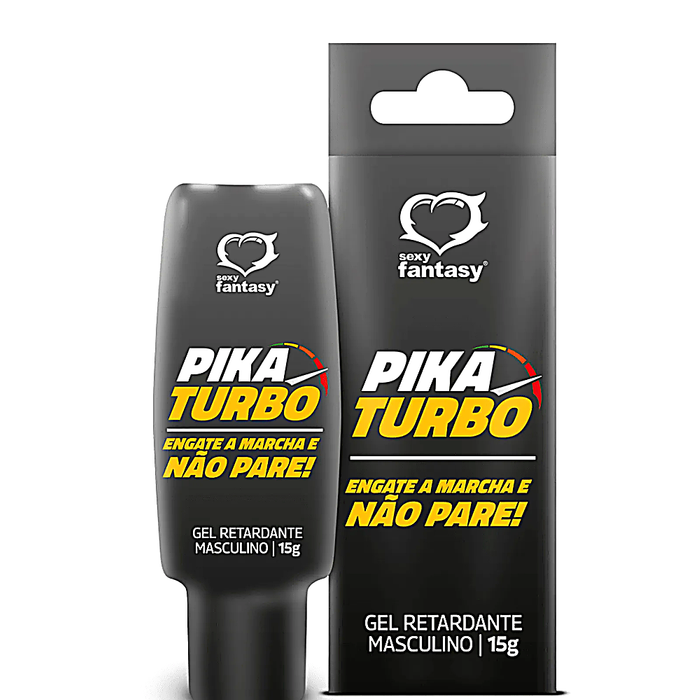 Gel Retardante Masculino Pika Turbo 15G - Sexy Fantasy