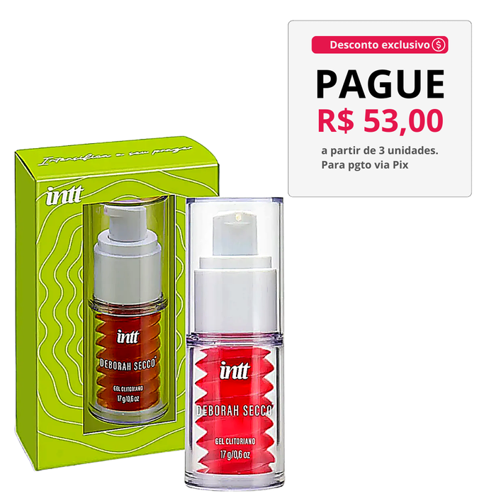 Gel Clitoriano Com Vibração E Aquecimento Deborah Secco 17G Intt