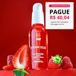 Gel Lubrificante Deslizante Efeito Quente Deborah Secco 120G Intt