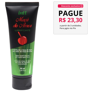 Lubrificante Beijável Maçã do Amor 50Ml Intt