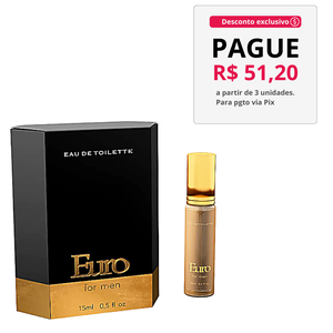 Perfume Afrodisíaco Com Feromonio Euro For Man MAsculino 15Ml Intt
