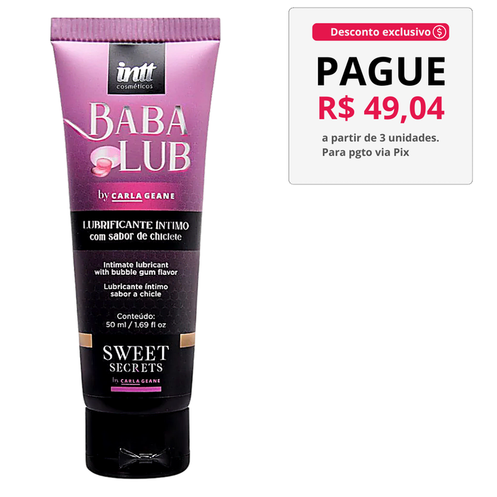 Baba Lub Lubrificante Íntimo Carla Geane 50Ml Intt