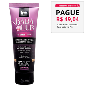 Baba Lub Lubrificante Íntimo Carla Geane 50Ml Intt