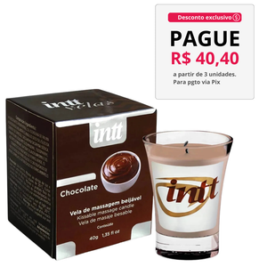 Vela Aromática Beijável Chocolate 40G Intt