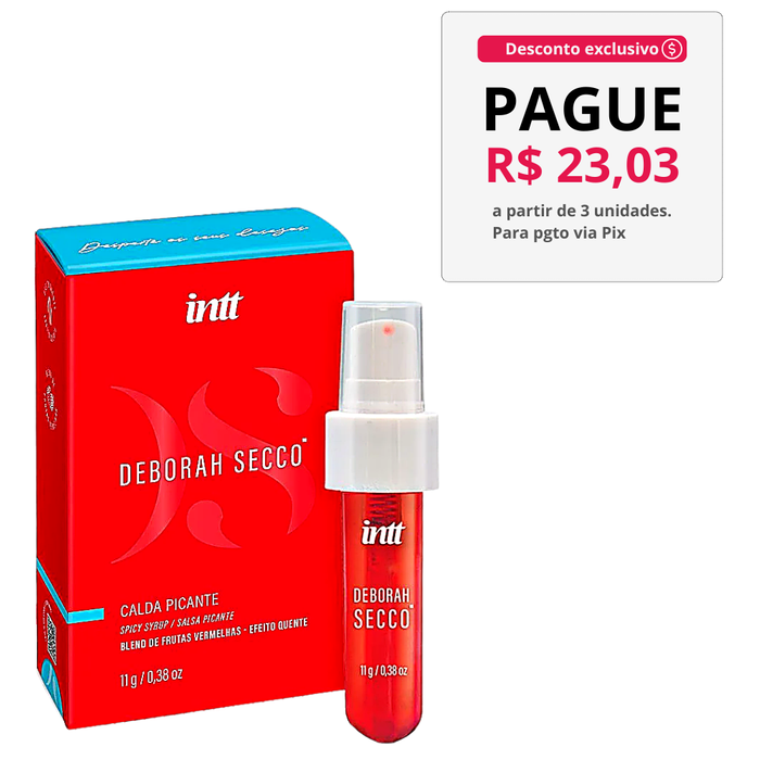 Calda Beijável Picante Com Efeito Hot Deborah Secco 11G Intt
