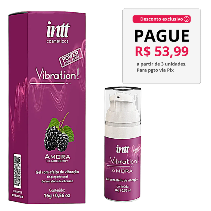 Vibration Amora Excitante Beijavel 16g Intt