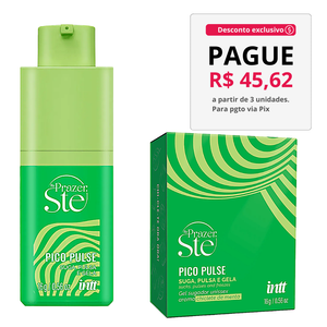 Pico Pulse Menta - Suga, Pulsa, Vibra e Gela - Intt